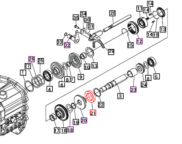 Mahindra Tractor Gear 20T 10441229000 Mahindra Direct Parts