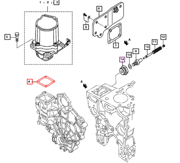 Mahindra Tractor Governor Gasket 006054272K01 Mahindra Direct Parts