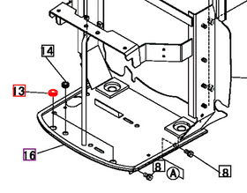 Mahindra Tractor Grommet 00401001200 Mahindra Direct Parts