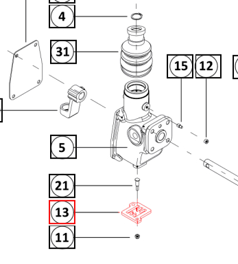 Mahindra Tractor Guide Plate - Speed Shifter 006511063U1 Mahindra Direct Parts