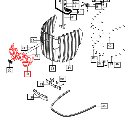Mahindra Tractor Headlight Assembly 18736563000 Mahindra Direct Parts