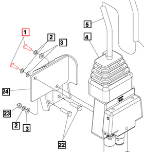 Mahindra Tractor Loader / Backhoe Hex Head Cap Screw 5/16-18x3/4 KMW05452024 Mahindra Direct Parts