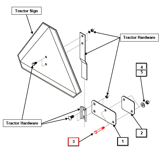 Mahindra Tractor Loader / Backhoe Hex Head Cap Screw 5/16-1x8x3.5 KMW05452037 Mahindra Direct Parts