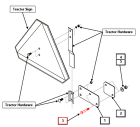 Mahindra Tractor Loader / Backhoe Hex Head Cap Screw 5/16-1x8x3.5 KMW05452037 Mahindra Direct Parts