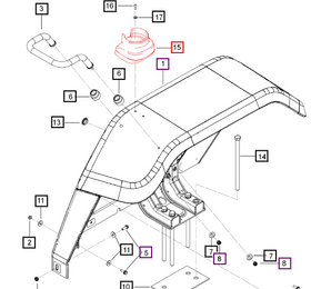 Mahindra Tractor Cup Holder 007640566V1 Mahindra Direct Parts