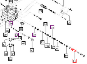 Mahindra Tractor Valve Housing Shock Load RV Adjustable 007206218C1 Mahindra Direct Parts