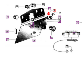 Mahindra Tractor Two Way Flasher Switch 001127909R91 Mahindra Direct Parts