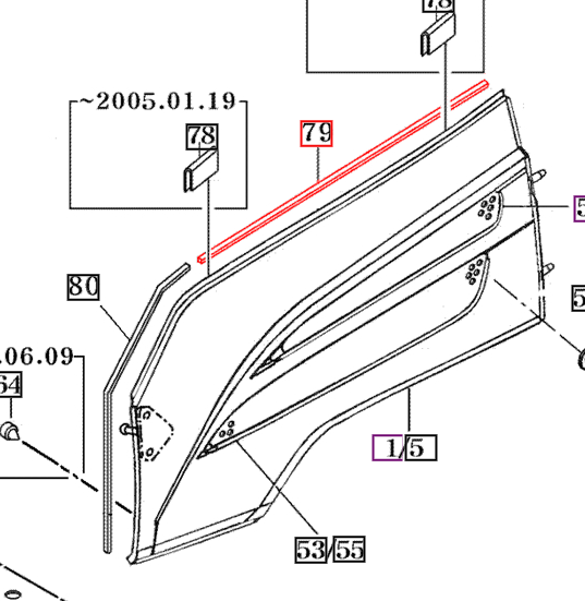 Mahindra Tractor Insulator - Top Side of Hood Panel 14726010100 Mahindra Direct Parts