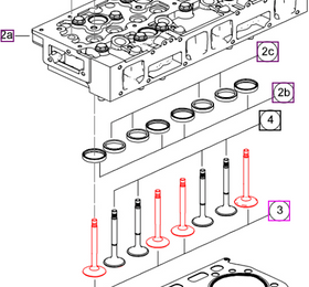 Mahindra Tractor Intake Valve 000022005RD Mahindra Direct Parts