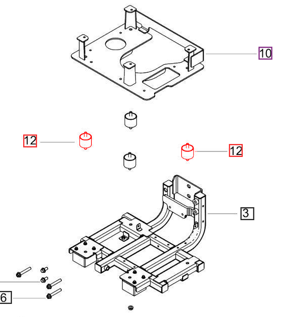 Mahindra Tractor DEF Tank Isolator 007643037U91 Mahindra Direct Parts