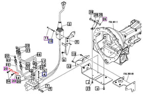 Mahindra Tractor Hydraulic Line Retainer Clip 19482221AG0 Mahindra