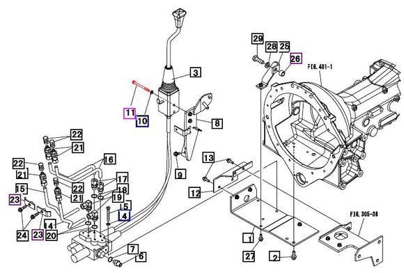 Mahindra Tractor M8 Bolt A0540108085 Mahindra