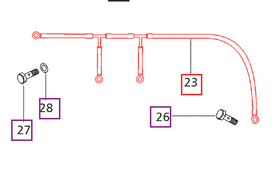 Mahindra Tractor Fuel Spill Pipe 006002393C1 Mahindra Direct Parts