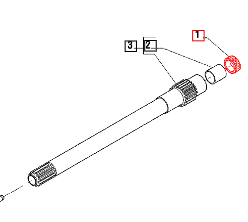 Mahindra Tractor Transmission Clutch Shaft Oil Seal 006500475C1 Mahindra Direct Parts
