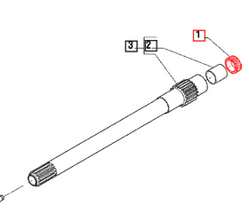 Mahindra Tractor Transmission Clutch Shaft Oil Seal 006500475C1 Mahindra Direct Parts