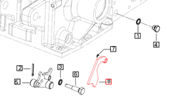 Mahindra Tractor Hydraulic Actuating Link 007204705C11 Mahindra Direct Parts