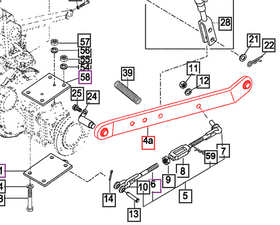Mahindra Tractor 3-Point Lower Link Arm Left Hand LH 14725142301GB Mahindra Direct Parts