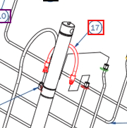 Mahindra Tractor Mahindra Hydraulic Hose 3/8x22 MH4430349056 Mahindra Direct Parts