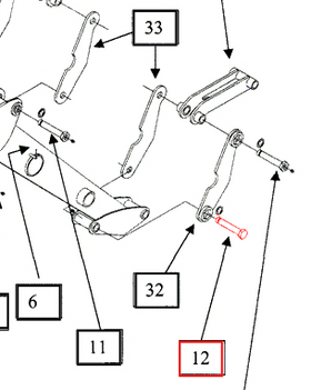 Mahindra Tractor Loader Pivot Pin 1-1/8 X 67 KMW05501614 Mahindra Direct Parts