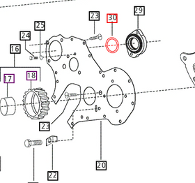 Mahindra Tractor O-Ring 006006983D1 Mahindra Direct Parts