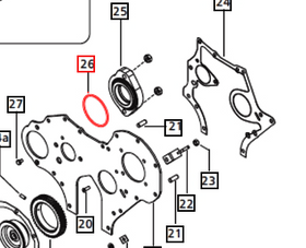 Mahindra Tractor O-Ring 006006983D1 Mahindra Direct Parts