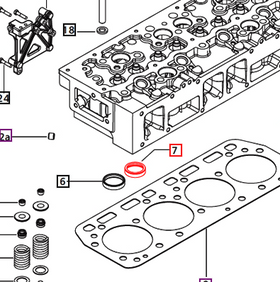 Mahindra Tractor Ring - Valve Seat Exhaust 0302BB0271N Mahindra Direct Parts