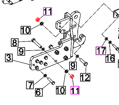 Mahindra Tractor Hex Nut M14 V3044600140 Mahindra Direct Parts