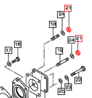 Mahindra Tractor Nut 006053074N01 Mahindra Direct Parts