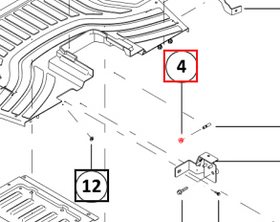 Mahindra Tractor Hex Nut M10x1 5x12x8 SF0303029 Mahindra Direct Parts