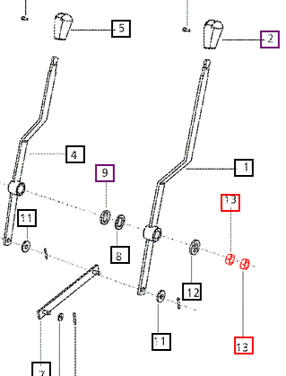 Mahindra Tractor Lock Nut M12x1.75 000016198P04 Mahindra Direct Parts