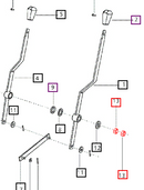 Mahindra Tractor Lock Nut M12x1.75 000016198P04 Mahindra Direct Parts