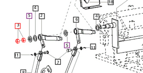 Mahindra Tractor Lock Nut M12x1.75 000016198P04 Mahindra Direct Parts