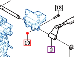 Mahindra Tractor Nylon Nut M10 11105200030 Mahindra Direct Parts