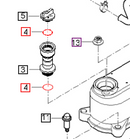 Mahindra Tractor Oil Plug O-ring 04811-50300 Mahindra Direct Parts