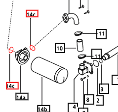 Mahindra Tractor O-ring For Hydraulic Filter Head 007203046C1 Mahindra Direct Parts
