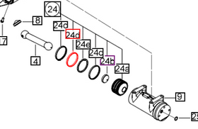 Mahindra Tractor O-ring Outer Seal 005554402R1 Mahindra Direct Parts