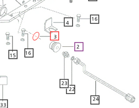 Mahindra Tractor O-ring Suction Filter 000704348R1 Mahindra Direct Parts