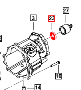 Mahindra Roxor Oil Deflector Rear Hsg Ngt520 0703DD2810N Mahindra Direct Parts