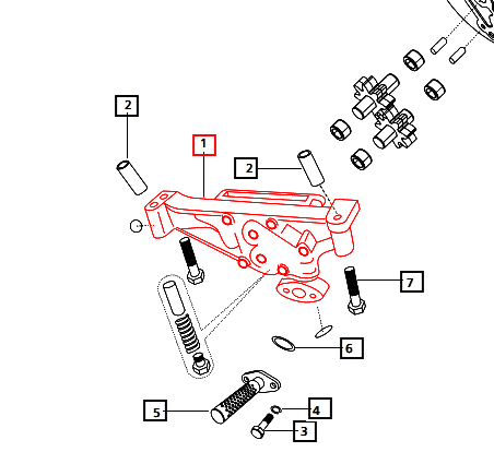 Mahindra Tractor Oil Pump 006046228H01 Mahindra Direct Parts