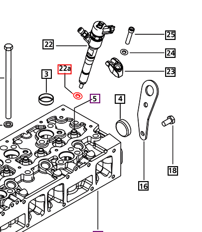 Mahindra Tractor Injector Copper Washer 006028437H1 Mahindra Direct Parts
