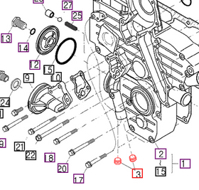 Mahindra Tractor Gearcase Plug E580096031 Mahindra Direct Parts