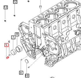 Mahindra Tractor Hex Socket Plug M14 X 1.5 000020787E05 Mahindra Direct Parts