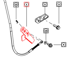 Mahindra Tractor Hand Brake Ratchet 008024379K11 Mahindra Direct Parts