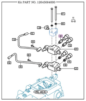 Mahindra Tractor Rear Remote Valve Kit 12645084000 Mahindra Direct Parts