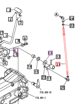 Mahindra Tractor Transmission Control Rod 19487733000 Mahindra Direct Parts