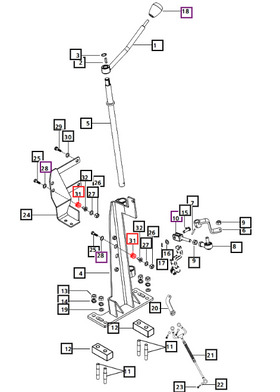 Mahindra Tractor Rubber Grommet E007544708B1 Mahindra Direct Parts