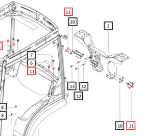 Mahindra Tractor Hex Screw M14 SF0202327 Mahindra Direct Parts