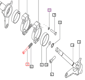Mahindra Tractor Screw M6x40 E007204280D1 Mahindra Direct Parts