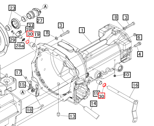 Mahindra Tractor Transmission Release Shaft Oil Seal 11761016000 Mahindra Direct Parts