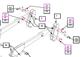 Mahindra Tractor Loader Pivot Pin 1x4.37 KMW05513071 Mahindra Direct Parts